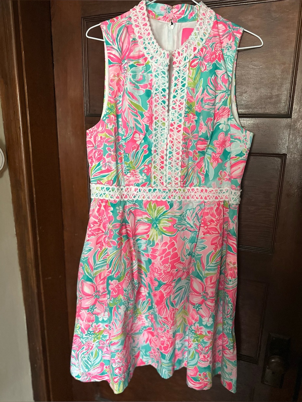 Lilly Pulitzer Pink Label Dress with Gold Script